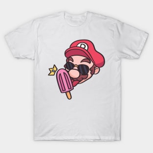 Plumber Popsicle - Summer Gaming T-Shirt